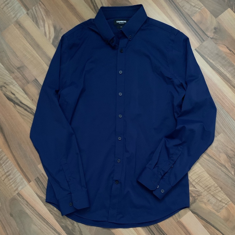 Men’s Express Performance Slim Dress Shirt
